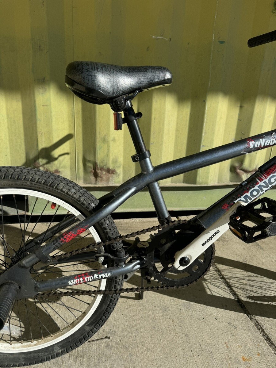 Mongoose Ravage Shut Op & Ride 20” BMX Bike Gray | eBay