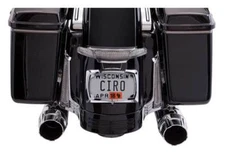 Ciro Latitude Tail Light & License Plate Holder - Chrome, Fits '14-Up 40053