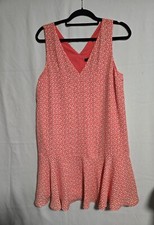 Banana Republic sleeveless v neck colorful dress M summer party spring