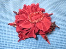 Leather Hair Clip, Hand made