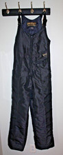 Vtg INNSBRUCK Black Warm INSULATED SNOW BIBS Ski Winter Pants Women's Size 10
