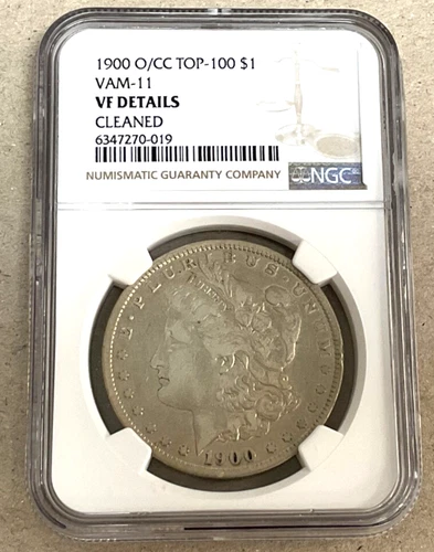 1900 O/CC Morgan Silver Dollar NGC VF Details - VAM-11 - Top-100