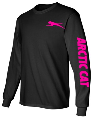 Arctic Cat Snowmobile Short Sleeve T-Shirt – Unisex Black 100% Cotton – Sizes Up To 5XL