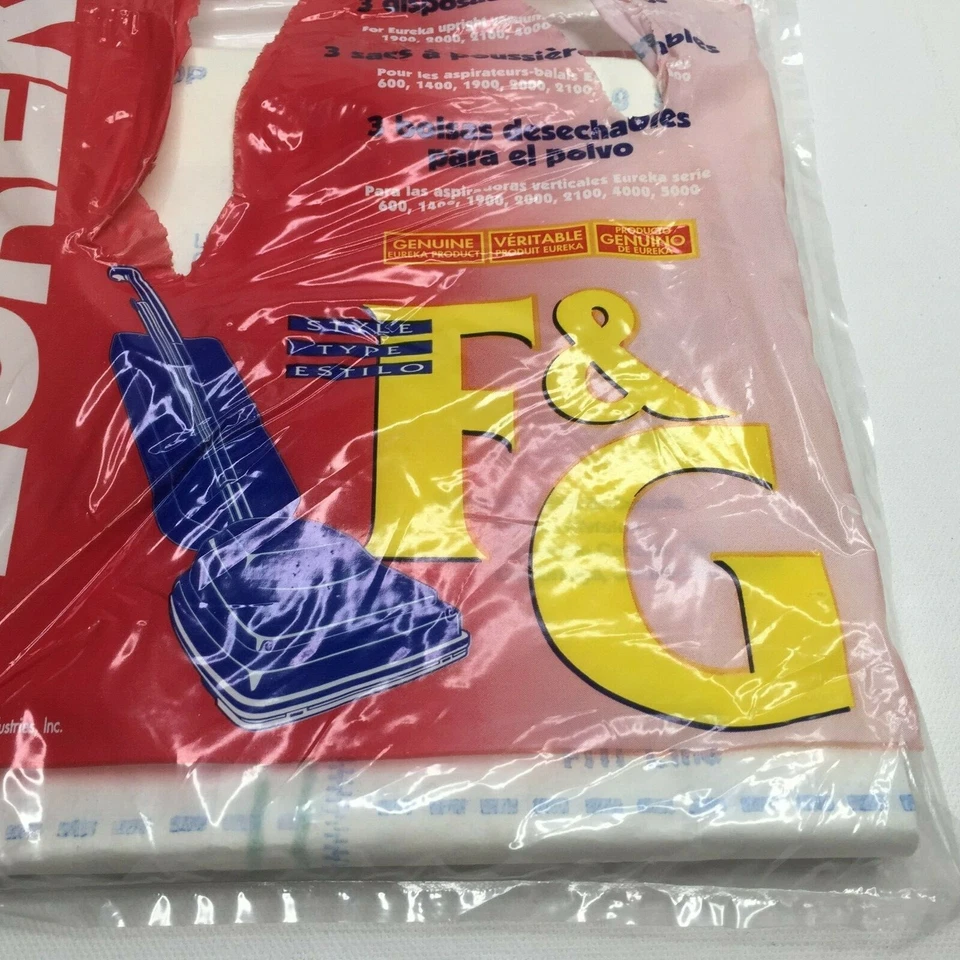Eureka 3 Disposable Upright Vacuum Bags #52320 600 1400 1900 2000 2100 4000 5000 Foto 2 de 4