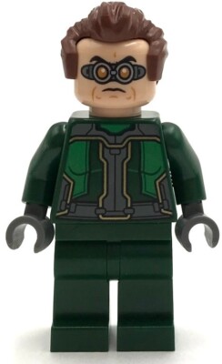 Lego New Dr. Octopus Otto Octavius Doc Ock Dark Green Suit Minifigure