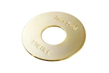 NEW - Rhythm/Treble Ring, Plate For Les Paul Toggle Switch - GOLD