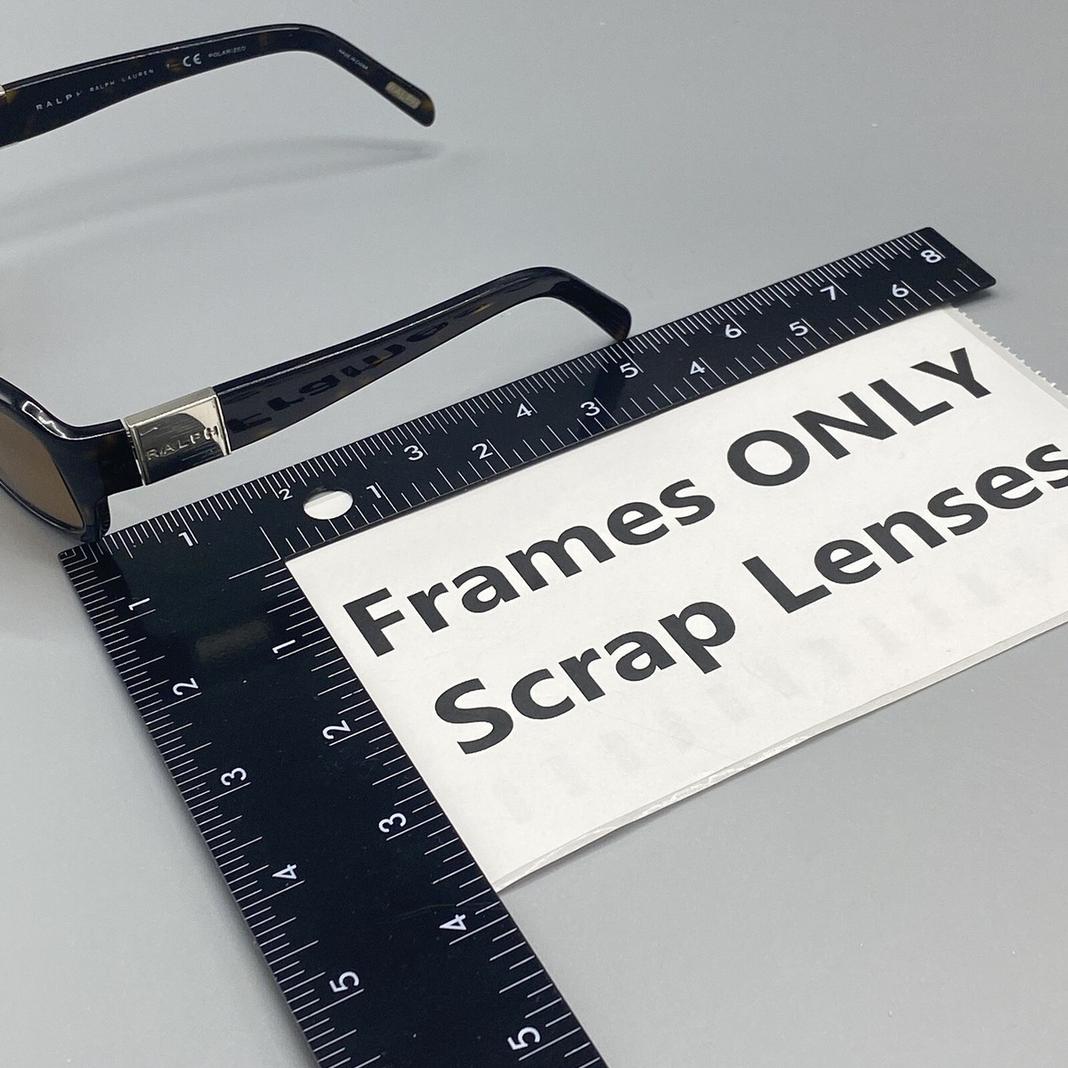 RALPH LAUREN Sunglasses Womens 54 16 130 Polarized Logo Wrap