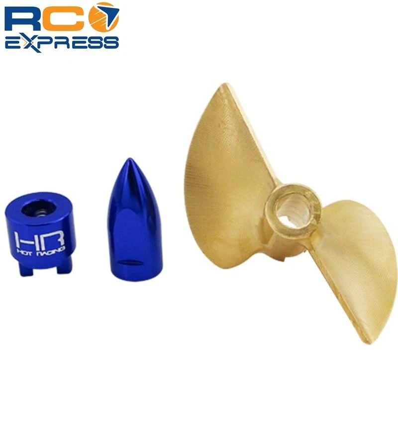 Hot Racing Traxxas DCB M41 Spartan Brass Prop w/ Bullet Nut Drive Dog SPN1000ME - Image 2 of 4