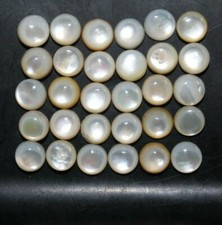 Mother of Pearl 8mm Round Cabochon Loose Gemstone s 
