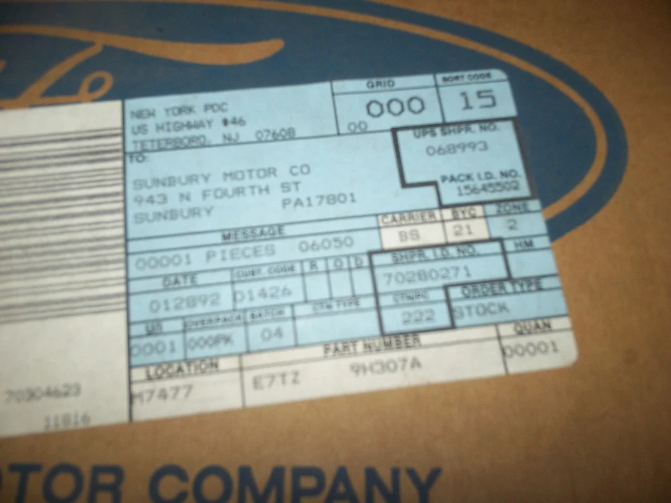 Ford F250 F350 1987 1988 1989 4,9 5,0 L bomba de combustible nuevo de lote Foto 3 de 3