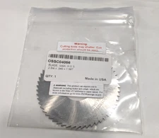 Slitting & Slotting Saw 2-3/4" Dia  0.04" Thick  1" Arbor Hole 56T  OSSC04056