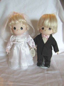 Precious Moments Bride And Groom Dolls 12 Ebay