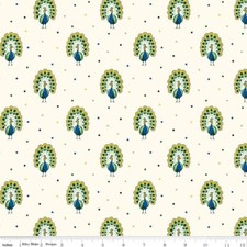 Fat Quarter Liberty Fabrics Garden Party High Summer Proud Peacocks Quilt Cotton