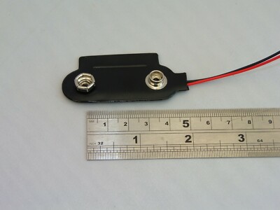 1 x PP1 / PP9 BATTERIE CLIP Stecker für 6- 9 Volt große Laternenbatterien 