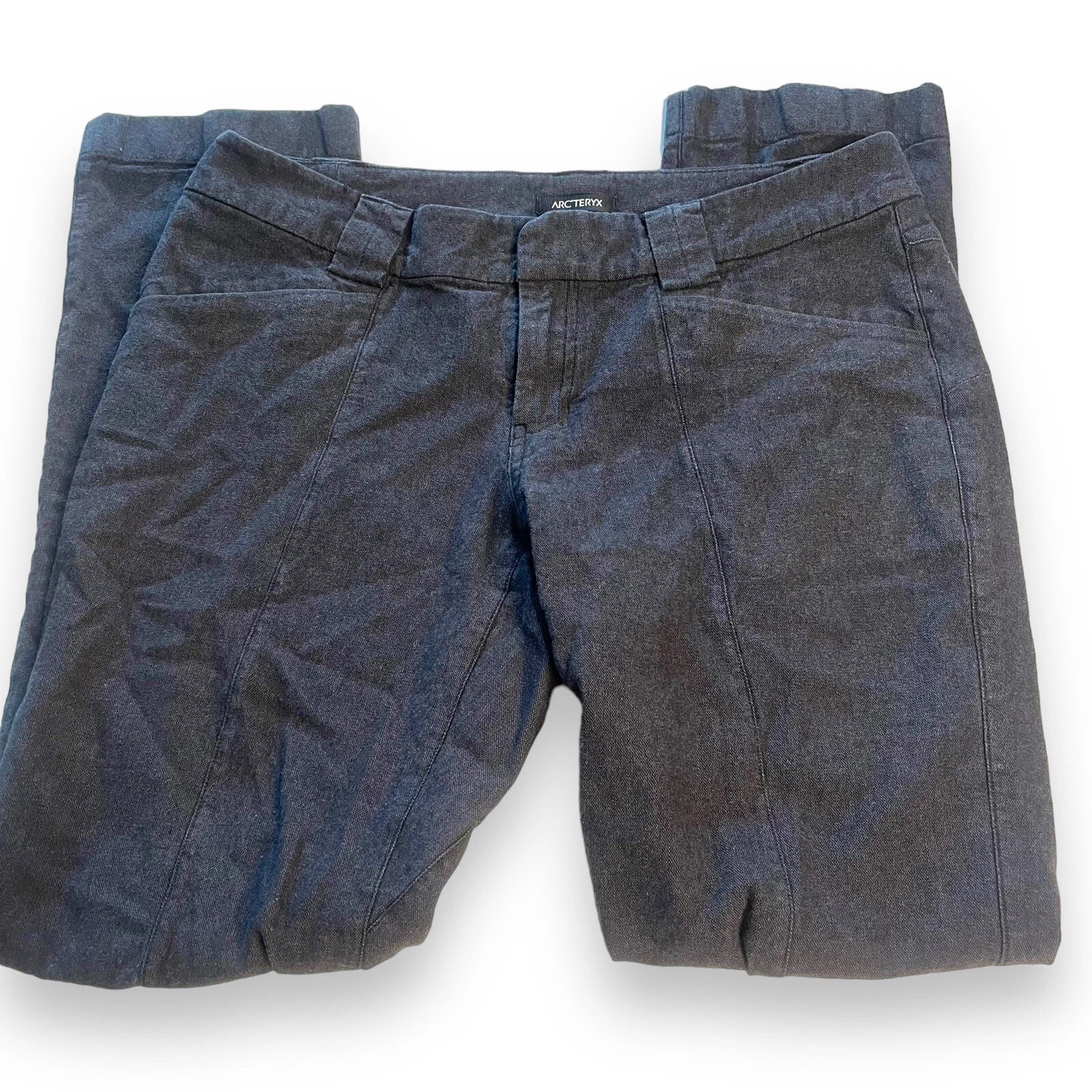 arcteryx trim fit cotton wool blend hiking outdoor pants