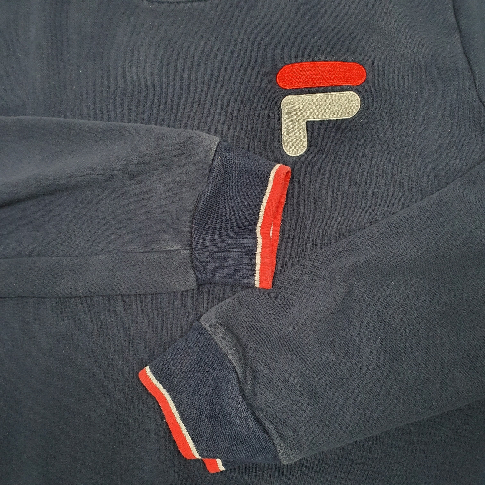 FILA Crewneck Cotton Jumper Sweatshirt Mens L image 4