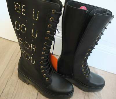 トラサルディジーンズ　BIKER BOOTS 36 Trussardi Jeans Boots Size 36 New Black | eBay