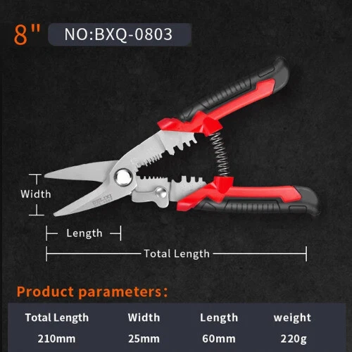 Multi Tool Pliers Crimping Pliers Wire Stripper Multi Functional Snap Ring