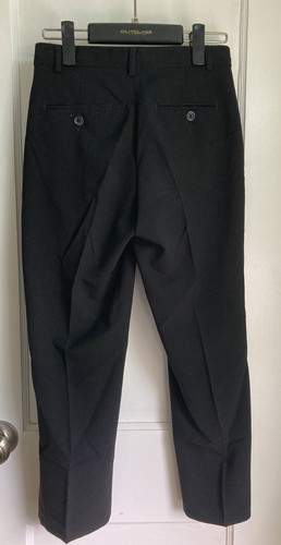 Calvin Klein Big Boys' Flat Front Pant, Black, 10, Black, Size PcGj 14 - Picture 2 of 5
