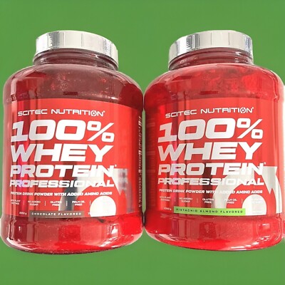 (23,19 /kg)Scitec Nutrition 100%Whey Protein Professional 2 Dosen je 2350g
