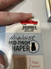 Assets By Spanx High- Waisted Mid Thigh Shaper Size 1 Nude New