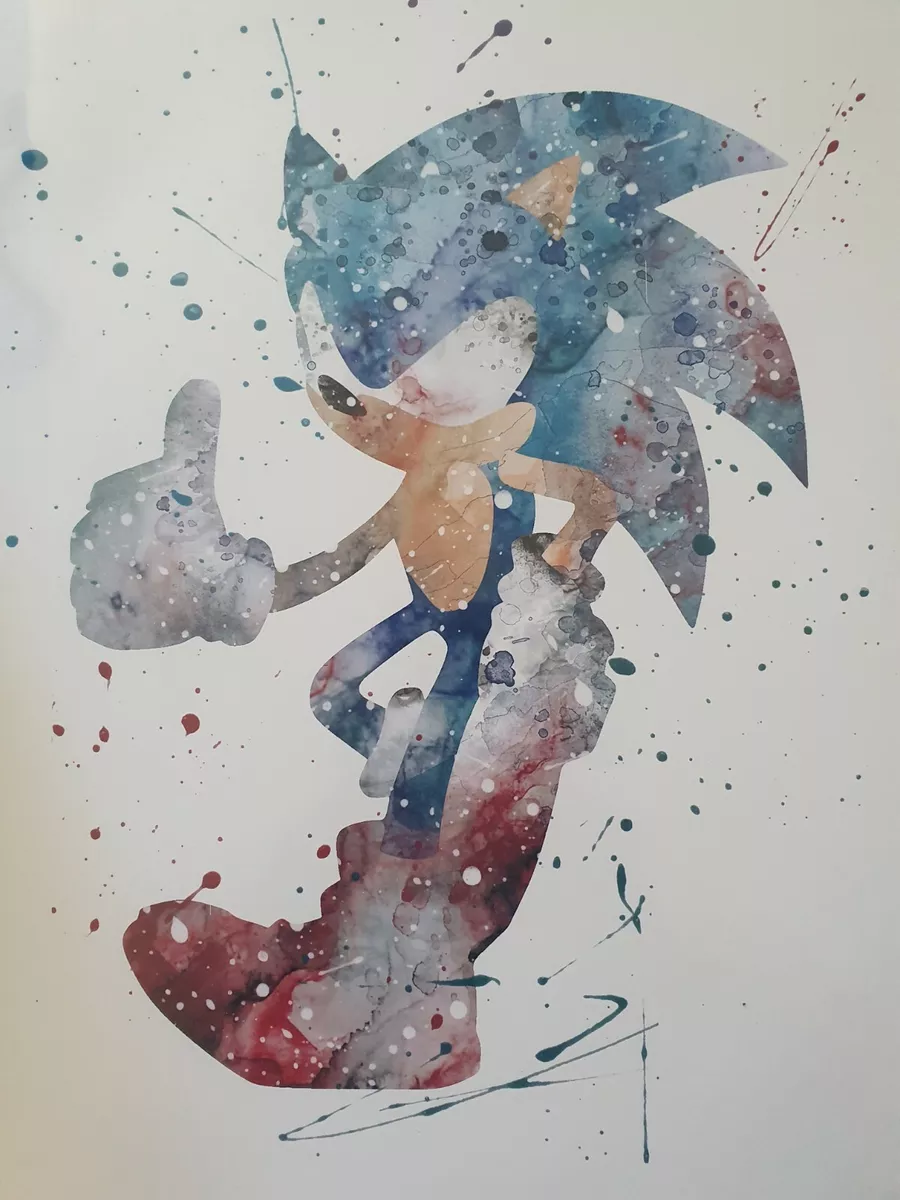 Sonic the Hedgehog 2 movie poster  Sonic, Sonic art, Silver the hedgehog