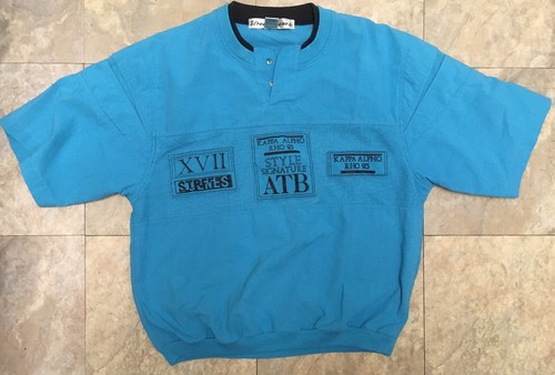 Vintage Street Scenes Henley Graphic Tee T-Shirt Size M 80s 90s - Picture 10 of 12