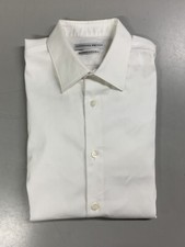 Alexander McQueen Mens Button Down Shirt - White - Size 15 - Stretch Cotton