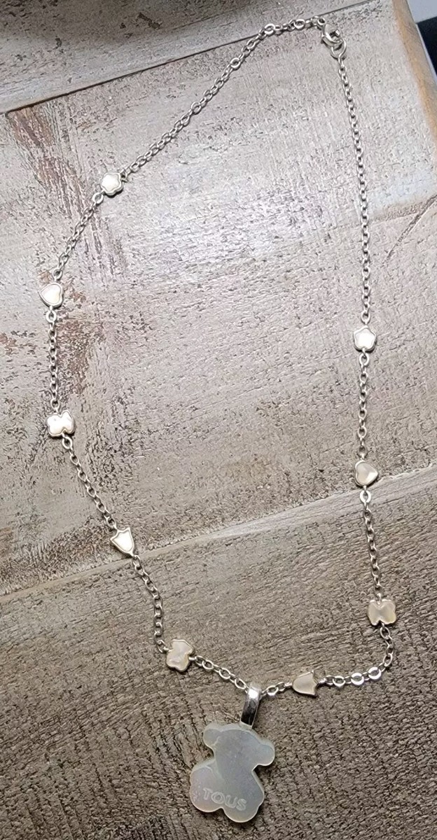 TOUS Nacar Silver Girls Set ✨️ Earrings, Necklace Pendant