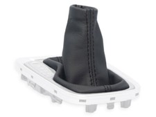 SCHALTMANSCHETTE FUR HYUNDAI KONA automatik 2017-2023 SCHALTSACK SCHWARZ LEDER