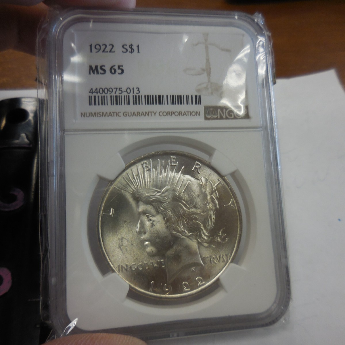 1922 Peace Silver Dollar NGC MS65--in plastic | eBay