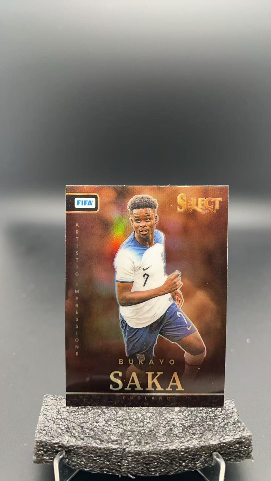 2023-24 Panini Select FIFA Bukayo Saka Artistic Impressions SSP #3685 NI