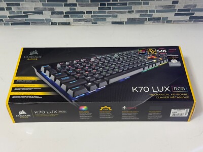 Corsair K70 LUX RGB Full Mechanical Keyboard - FACTORY SEALED! BRAND NEW!!