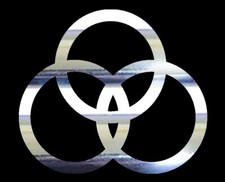 Zeppelin CHROME 10 inch tall Led Zeppelin Rock  Roll Decal Sticker Classic Rock