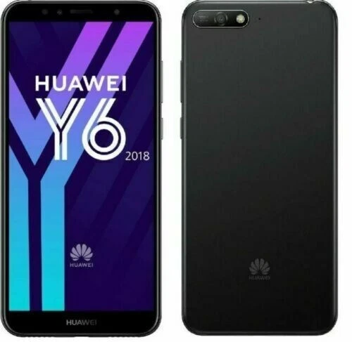 Huawei Y6 2018 BIACK  16GB 2GB 4G LTE NFC 13MP Android Smartphone Unlocked - Image 3 of 3