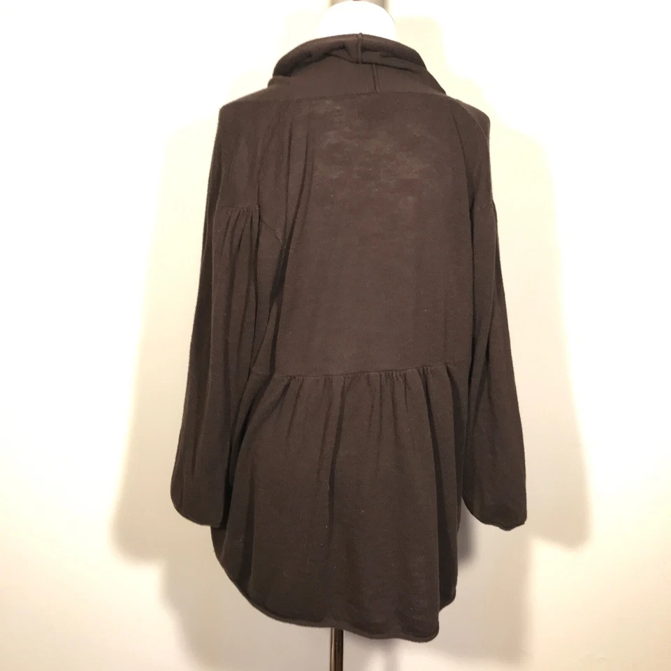 Suéter chal tejido Sonoma para mujer 2X manga larga marrón Foto 4 de 4