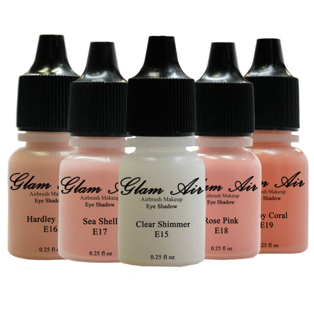Pretty in Pink" Collection" Set of 5 Glam Air Airbrush Eye Shadow Makeup