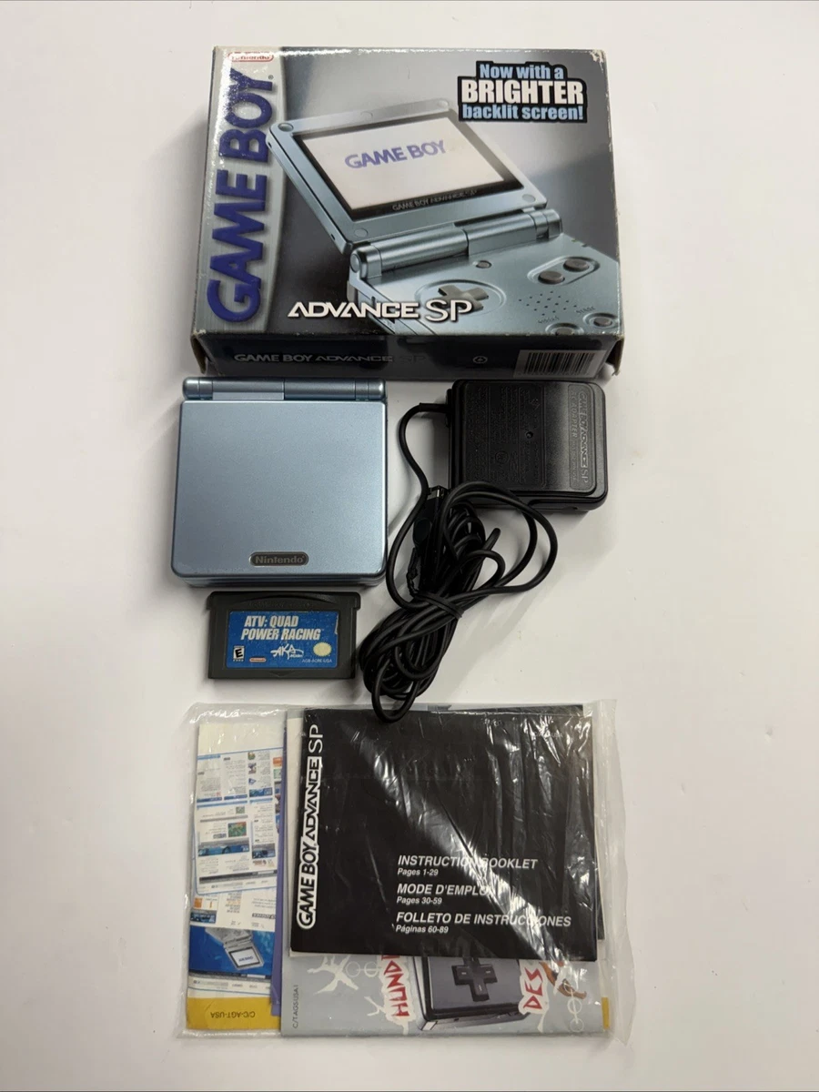 Game Boy Advance SP Blue Video Game Handheld System for sale | eBay