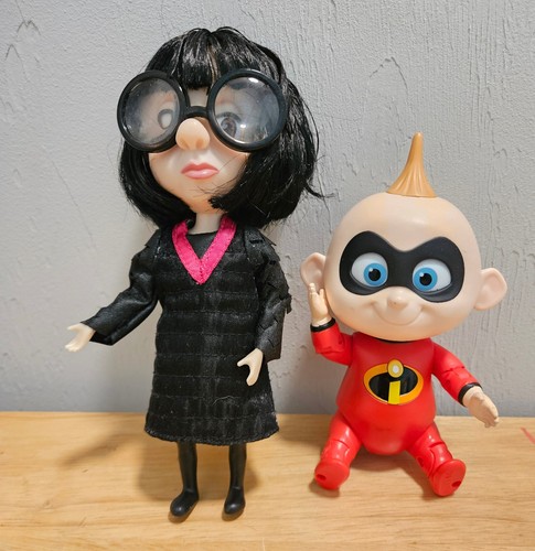 Figuras Disney PIXAR Los Increíbles 2 EDNA y Talking JACK