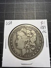 USA Silver Morgan Dollar 1881 CC Carson City