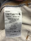 Carhartt B18-STW Men's Straight Carpenter Jeans, Size 34x32 - Stonewash — photo 6