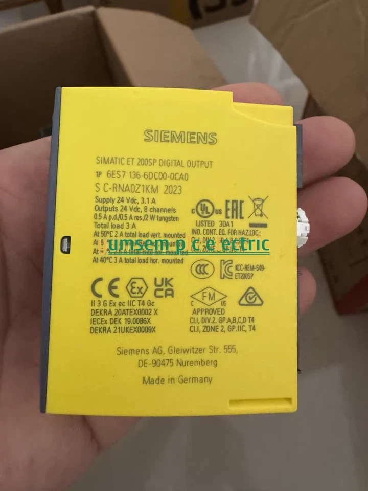 1PCS Unopened New In Box Siemens 6ES7136-6DC00-0CA0 6ES7136-6DC00-0CA0 DHL/Fedex - Image 2 of 3