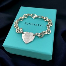 Bracciale Tiffany & Co Ritorno a Tiffany Braccialetto con targhetta a cuore Misura M