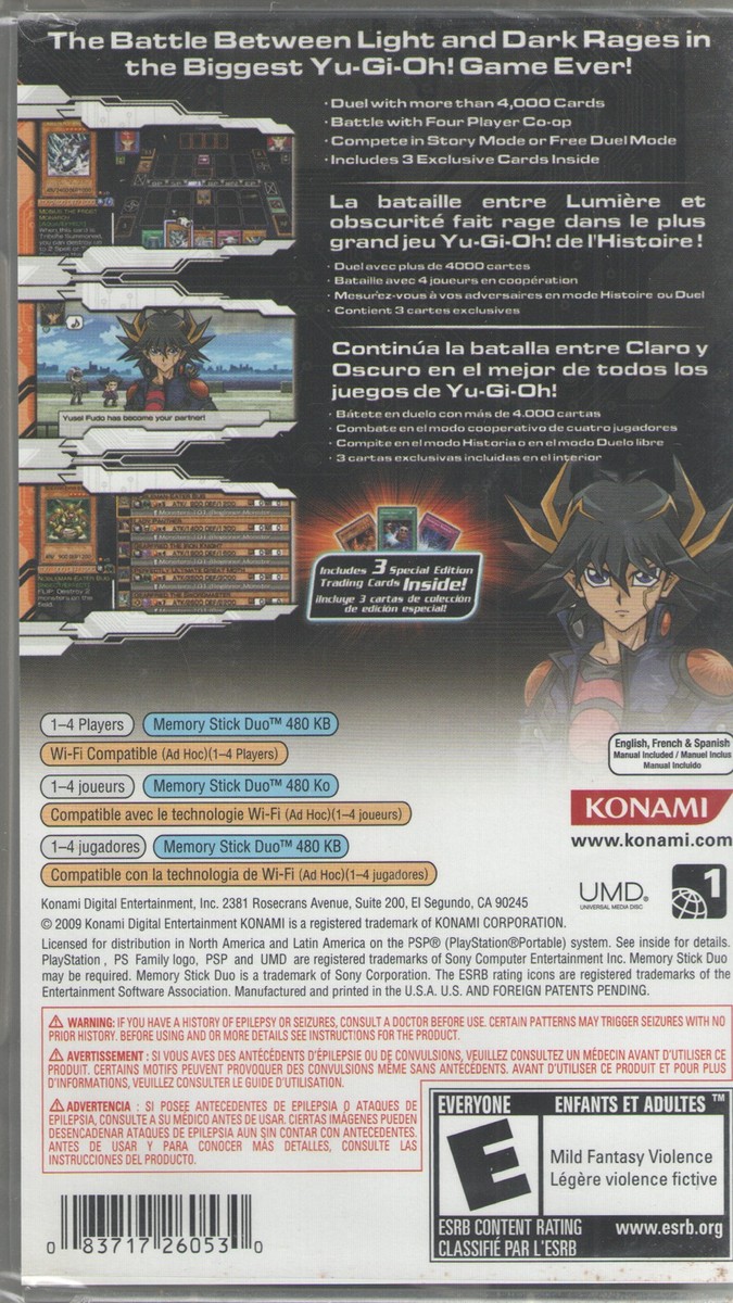 Yu-Gi-Oh 5D's Tag Force 4 - PSP