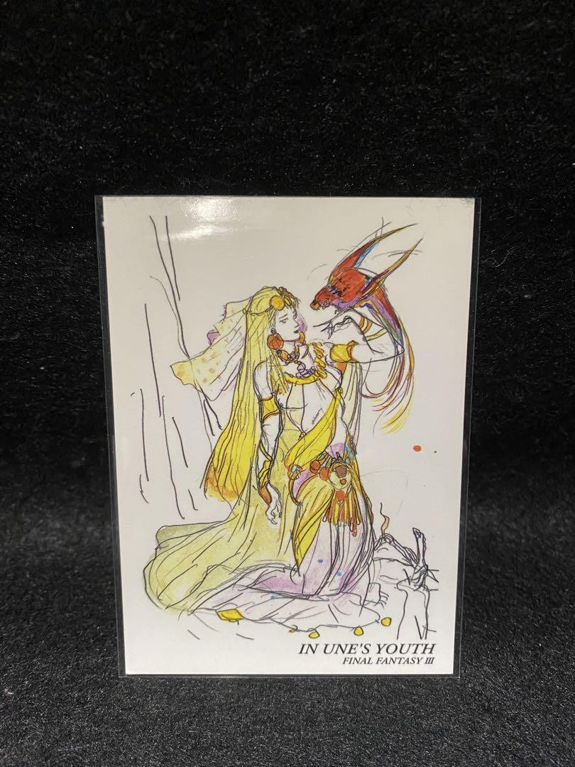 ファイナルファンタジーⅢ若かりしウネ　プロモーションカード ファイナルファンタジーⅢ若かりしウネプロモーションカード