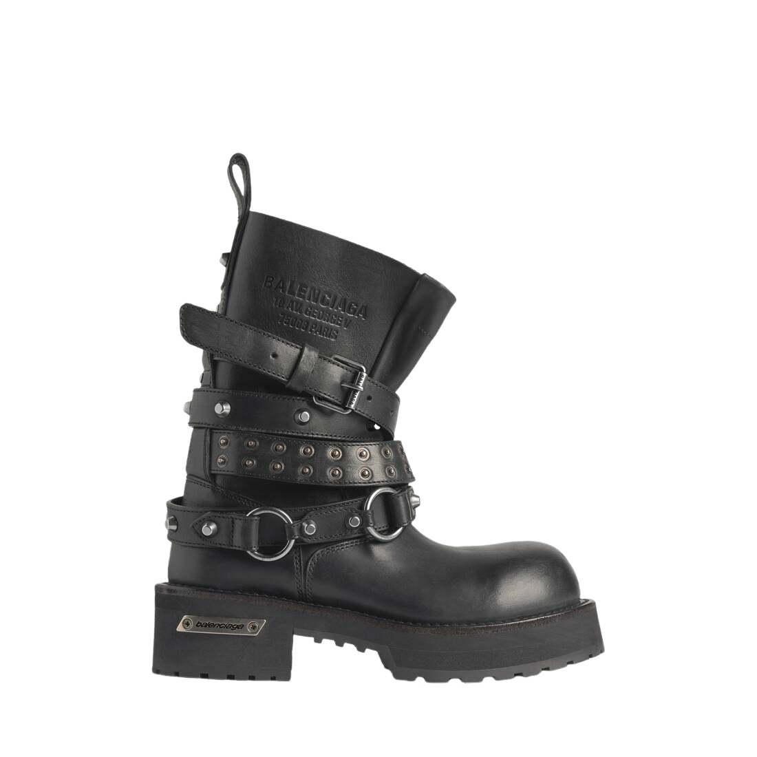 BALENCIAGA Venom City $2390 Men's Black Boots New & Authentic | eBay