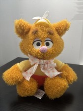 Disney Store Baby Fozzie Bear Plush Muppet Babies 13 inch