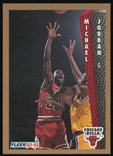 Michael Jordan #32 1992 Fleer card