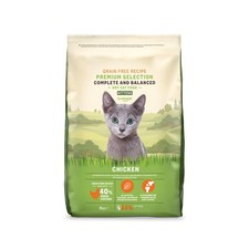 Kitten Dry Cat Food Grain Free Fresh Chicken 3kg by Amazon 5.33 per kilo