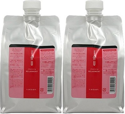 LebeL IAU Cleansing Relaxment 1000ml Shampoo Refill Set of 2